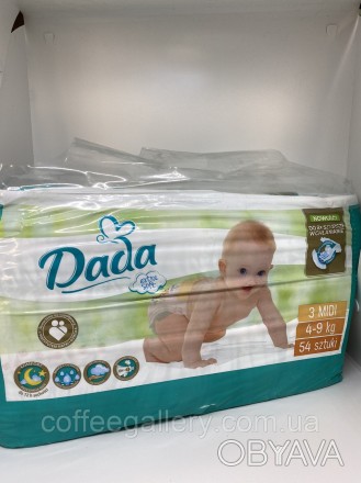 Dada Extra soft 3 MIDI-памперси для немовлят вагою 4-9 кг, тепер із суперпоглина. . фото 1