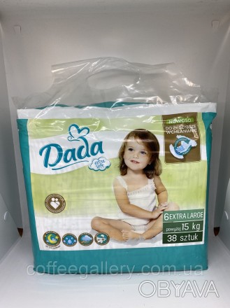 Dada Extra soft 6 EXTRA SPFT підгузники для дітей з вагою більше 15 кг зараз із . . фото 1