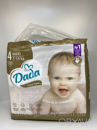 Підгузники Dada Extra Care 4 Maxi призначені для дітей вагою від 7 до 18 кг. Вик. . фото 1