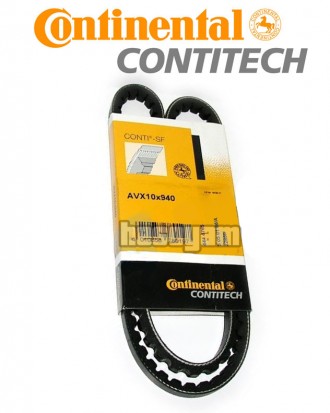 Ремінь клиновий (10X940) ВАЗ 2101, 2102, 2103, 2104, 2105, 2106, 2107 CONTITECH 10X940. Харків. фото 1