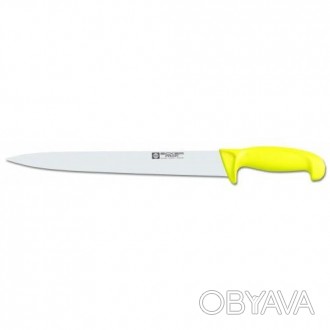 Нож для салями Eicker 27.528 300 мм желтый. Смотрите этот товар на нашем сайте r. . фото 1