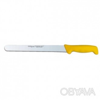 Нож разделочный Polkars №28 280мм с желтой ручкой. Смотрите этот товар на нашем . . фото 1