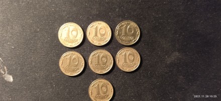 Монети України 10 коп. 1992 року. Львов. фото 1 Монети України 10 коп. 1992 року. Львов. фото 1