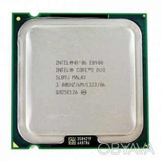 Процессор Intel Core 2 Duo E8400; 2 ядра 3ГГц; LGA 775Процессор Intel Core 2 Duo. . фото 1