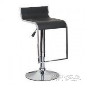 Високий барний стілець, матеріал сидіння штучна шкіра, металева основа, покрите . . фото 1