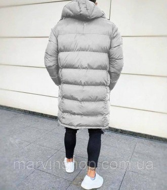 
Куртка пуховик мужская зимняя стеганная серая с капюшоном "air over grey"
Холод. . фото 4