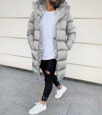 
Куртка пуховик мужская зимняя стеганная серая с капюшоном "air over grey"
Холод. . фото 3