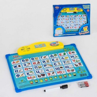 Игрушка Двусторонняя интерактивная доска "Говорящий Букваренок" 7171 (24/2) "Pla. Одесса. фото 1 Игрушка Двусторонняя интерактивная доска "Говорящий Букваренок" 7171 (24/2) "Pla. Одесса. фото 1
