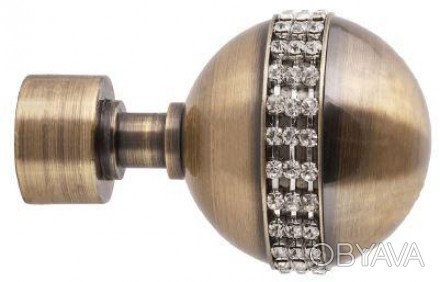 Декоративный наконечник на кованный, металлический карниз АВЕА, диаметр 25 мм.
А. . фото 1