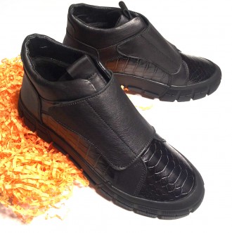 Стильные и удобные зимние ботинки, изготовлены только из натуральных материалов.. . фото 8