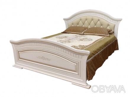 
Кровать Николь патина 160х200 или 180х200 с мягким быльцем
Элемент спального га. . фото 1