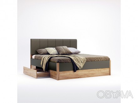 
Ліжко з шухлядами м'яка спинка Миро-Марк Ramona
Колекція:
Ramona Дуб Крафт — Ма. . фото 1