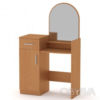 Трюмо-1 Компанит - удобная и практичная мебель для дома, характеризующаяся стиль. . фото 1