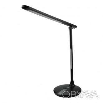 Настольная лампа светодиодная LED Horoz Electric ARYA 8W диммер, ночник черный 0. . фото 1