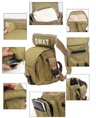 Набедренная поясная сумка TacticBag Swat Хаки. Київ. фото 1 Набедренная поясная сумка TacticBag Swat Хаки. Київ. фото 1
