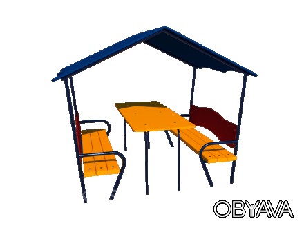  Детский домик со столиком-идеальный вариант для игры Ваших детей на свежем возд. . фото 1