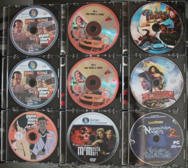 Продам диски  с играми и 1 фильм(Знакомьтесь Джо Блэк). Цена - 5грн/диск(или сер. . фото 5