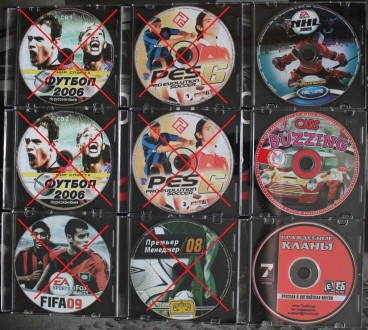 Продам диски  с играми и 1 фильм(Знакомьтесь Джо Блэк). Цена - 5грн/диск(или сер. . фото 9