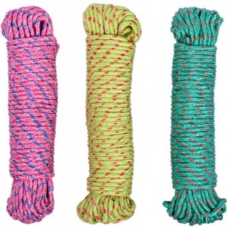 Веревка бытовая плетеная используется для сушки белья, ручной и машинной упаковк. . фото 4