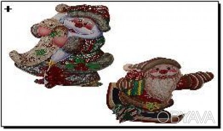  Товар на сайте >>>Новогоднее украшение "Дед Мороз" 51*42см 1шт/этик Оптовая Тор. . фото 1