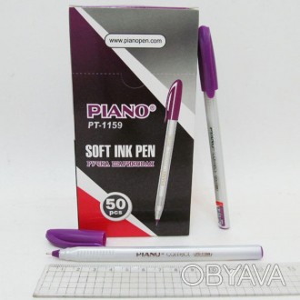 Товар на сайте >>>Ручка масляная "Piano" "Correct" 0,7мм, фиолетовая, трехгр.ко. . фото 1