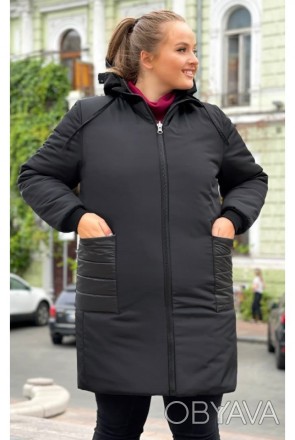 Женская теплая двухсторонняя куртка удлиненная с капюшоном на молнии
 
НАЛИЧИЕ У. . фото 1