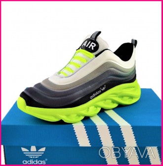 Кроссовки в стиле Adidas, сочетают в себе современный дизайн и лёгкость. Новые т. . фото 1
