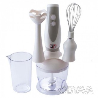 Блендер миксер ручной 3в1 PROMOTEC PM-586 300W Погружной