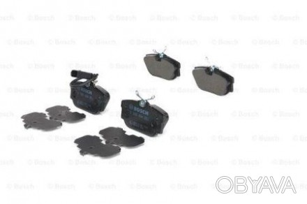 Тормозные колодки задние Transporter (90-) Bosch 0 986 494 051 дискового типа ис. . фото 1