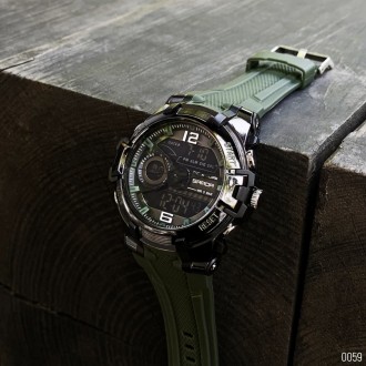 Sanda 6015Мужские функциональные и практичные часы в оригинальном исполнении от . . фото 5