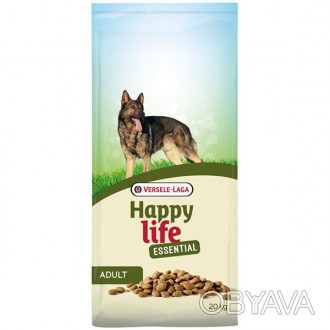 Корм для собак Happy Life Essential – вкусный сбалансированный полноценный рацио. . фото 1