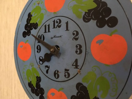 Часы ходики, механические, настенные, " Маяк" , 70-е годы, (период ССС. . фото 7