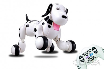
 Робот-собака радиоуправляемый HappyCow Smart Dog выполнена из прочного глянцев. . фото 1