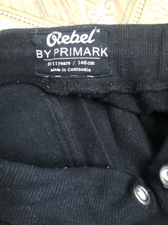Теплые спортивные штаны Rebel Primark на 10-11лет
П.об.талии - 29 см,растягивае. . фото 3