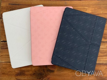 Чехол принт Гуччи Шанель для iPad Air 3 брендовый Origami Stylus Chanel для айпа. . фото 1