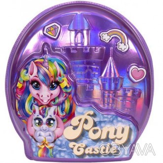 Креативне творчість "Pony Castle". Комплектація: м'яка іграшка єдиноріг 1шт, Uni. . фото 1