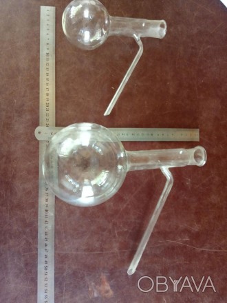 Колба Энглера с боковым отводом 1000 мл. . фото 1