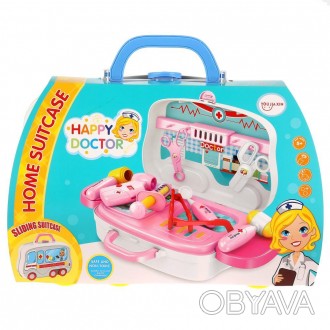 Детский чемоданчик "HAPPY DOCTOR"
Детский чемоданчик "HAPPY DOCTOR" содержит акс. . фото 1