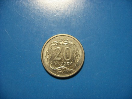 Польша. 20 грошей 2000 года. Состояние!. . фото 2