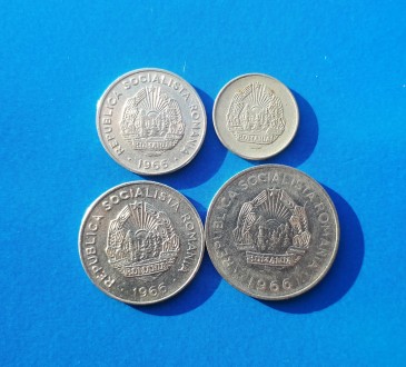 Румыния. Подборка монет 1966 года: 5, 15, 25 бани, 1 лей. Состояние!

В лоте 4. . фото 4