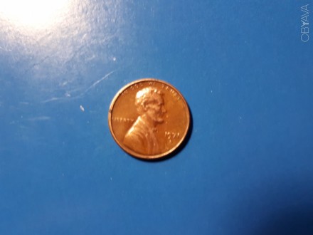 США. 1 цент 1971 года.. . фото 2