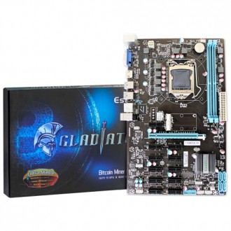 Материнская плата Esonic B250 BTC Gladiator 2.0 Mining Crypto. Киев. фото 1 Материнская плата Esonic B250 BTC Gladiator 2.0 Mining Crypto. Киев. фото 1