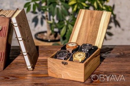 Коробочка для годинників з дерев'яною кришкою
Представляємо Вам серію коробочок-. . фото 1