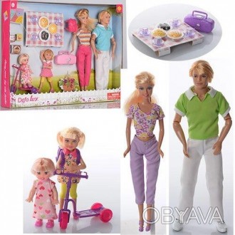 Набор кукол для игры в семью.В наборе:- куколки папы и мамы высотой 29 см,- куко. . фото 1