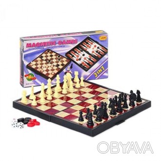 Шахматы 9831 магнитные, 3в1 собраны классические интеллектуальные игры шахматы, . . фото 1