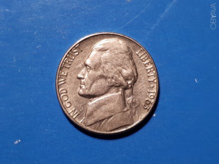 США. 5 центов 1963 года. Состояние!. . фото 2