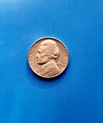 США. 5 центов 1964 года. Состояние!. . фото 2
