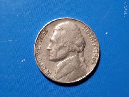 США. 5 центов 1964 года.. . фото 2