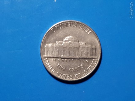 США. 5 центов 1989 года. Состояние!. . фото 3