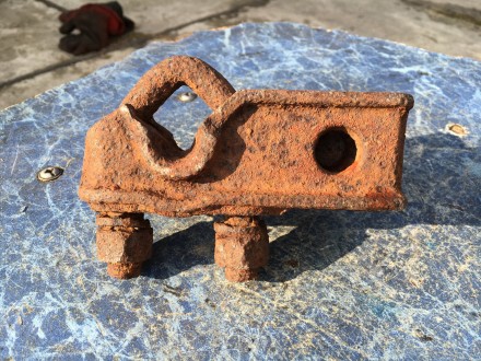 Крепление лапы культиватора КРН идеал СССР. Киев. фото 1